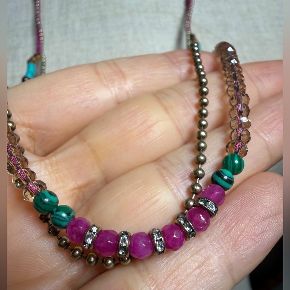 Chloe + Isabel Multi-Color Layered Statement Necklace - Picture 8 of 12